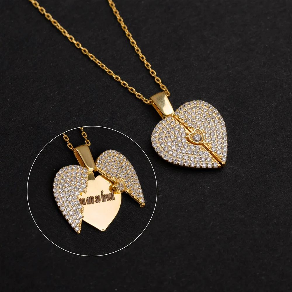 Ciondolo CUORE Personalizzabile Con Incisioni, Per Collana E Bracciale, In Argento 925 Anallergico