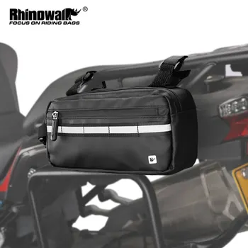 Rhinowalk 오토바이 사이드 백, 범용 테일 리어 시트 백, 새들 러기지 팩, Adv용 다기능 숄더백, 3L 범퍼 백