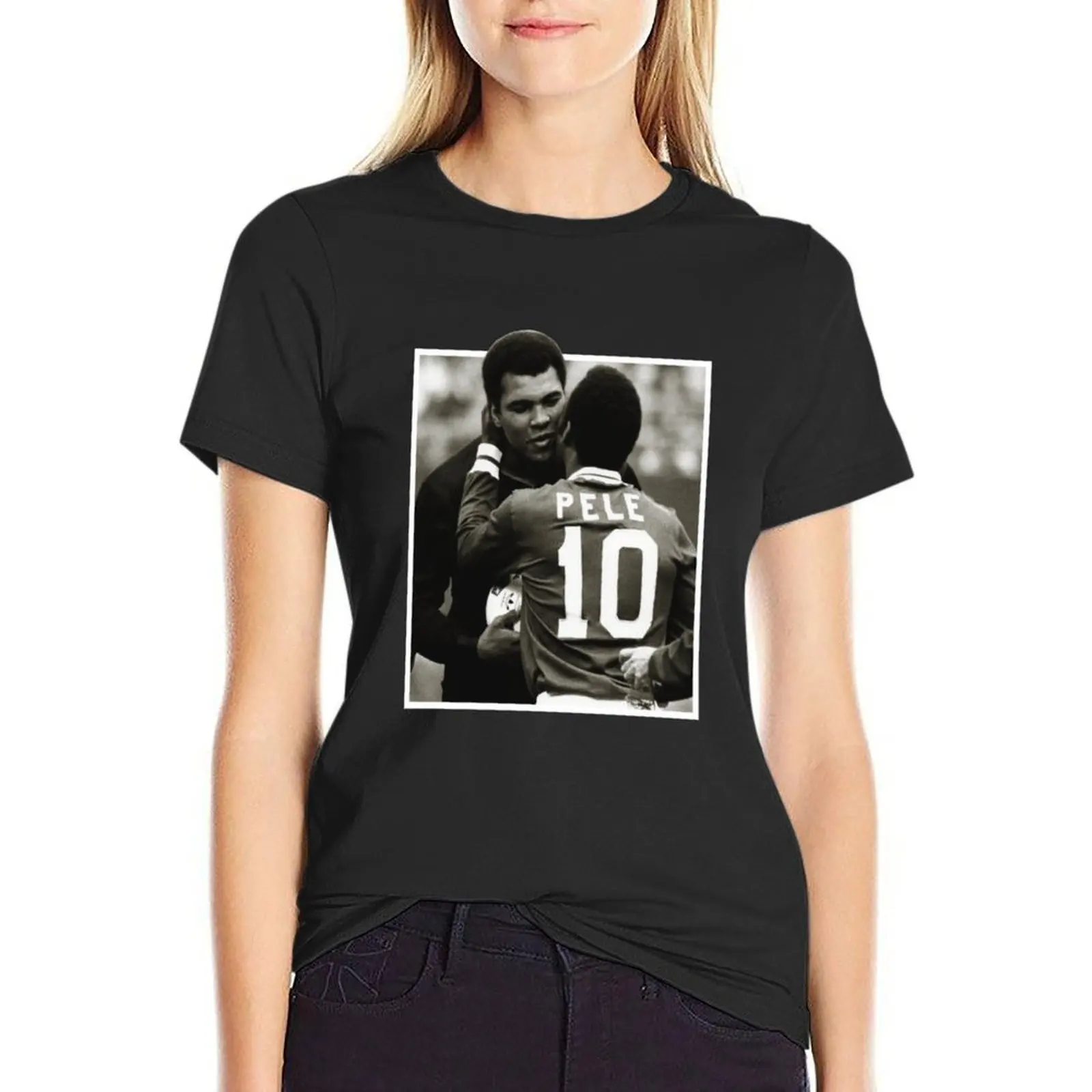

Женская Эстетическая одежда Pele футболка с Али kawaii