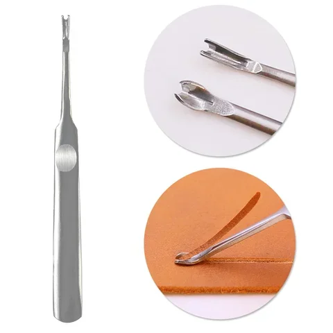 

U+V Shaped Leather Stitching Skiving Tool S/L Groover Punching Tool Kit Leathercraft Hole Puncher Kit Leather Craft Tools