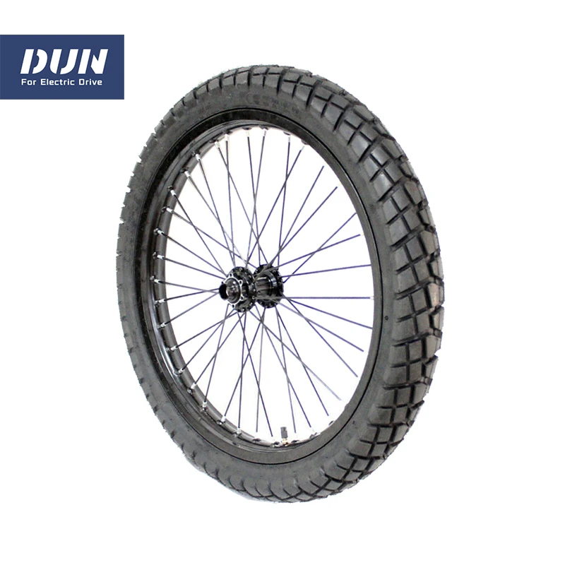 

17''- 21'' Motorcycle Bike Bicycle Front Wheel with Dual Disc Hub 20mm 110 Drop Out Double Brake Design
