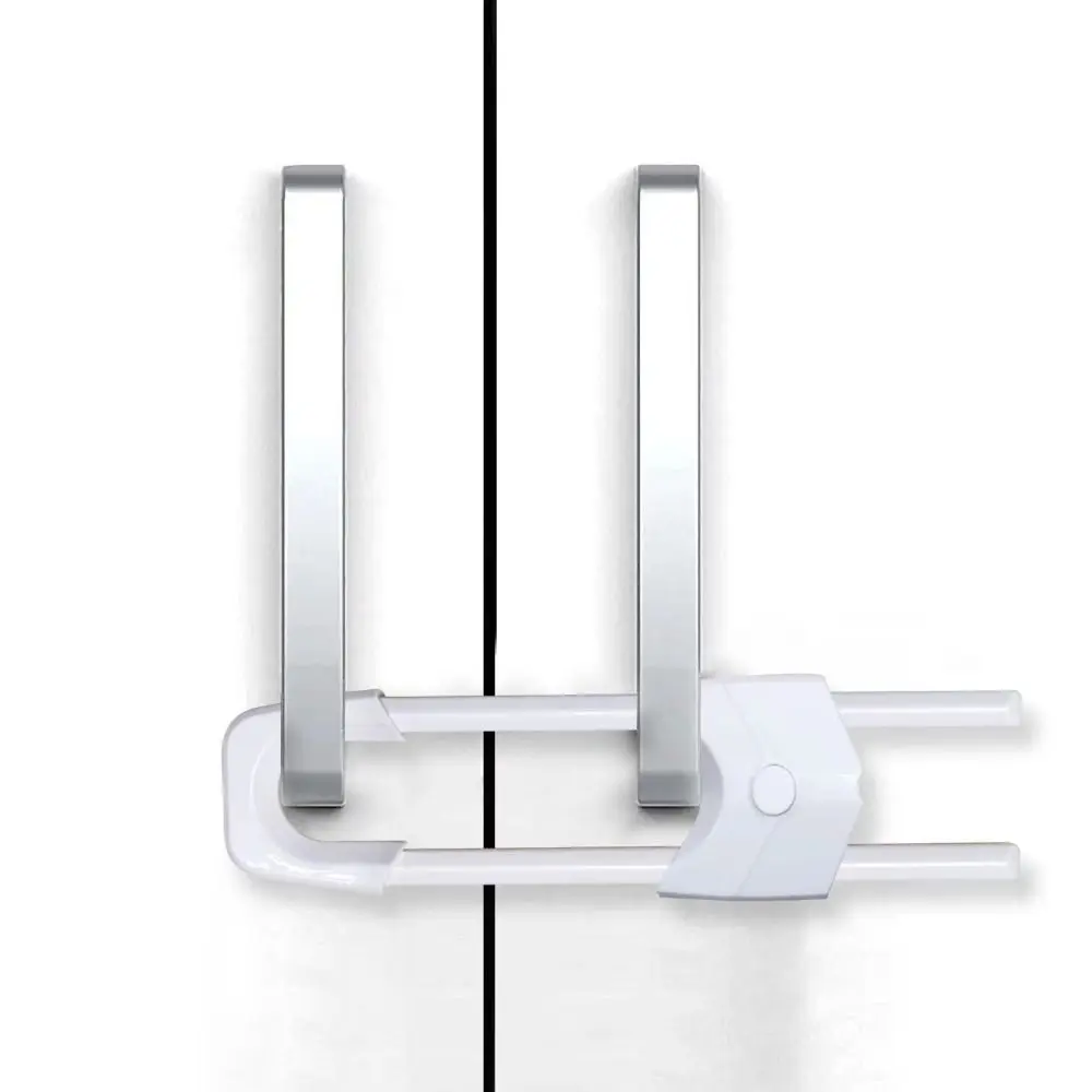 U Shape Children Home Protection ABS Plastic Safety Lock Baby Safety Adjustable Multi-function Baby Cabinet Locks cabinet lock,child lock,safety lock