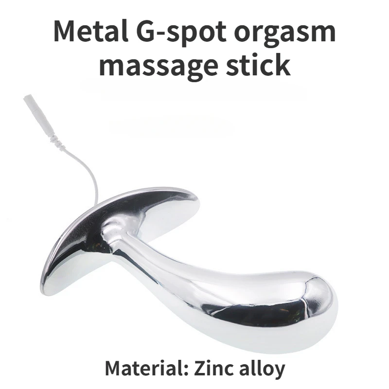 Bdsm Zinc Alloy Electric Shock Anal Plug Monopole Chrysanthemum Climax Anal Masturbation Stimulate Adult Sex Toys for Women Men electro sex toys,electric sex toys