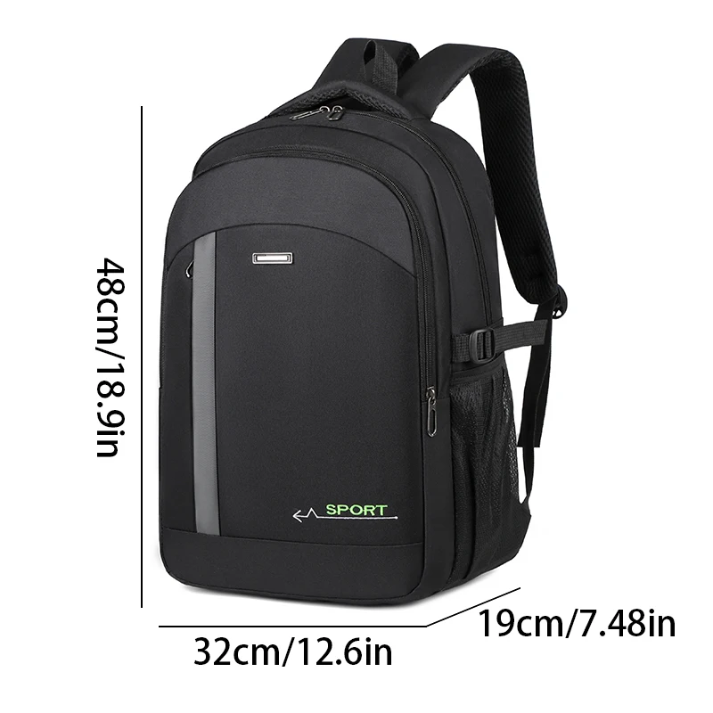15 inch men's and women's laptop travel backpack with adjustable shoulder straps, perfect for school and work travel, campus bac