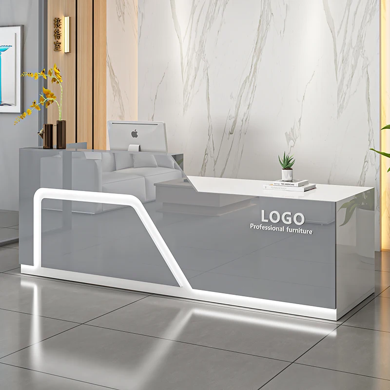 Beauty Salon Barber Reception Desks Store Bar Counter Cashier Counter Desk Commercial Furniture