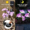 Hydrangea Flower Light LED Solar Outdoor Waterproof Landscape Light Simulation Flower Lamp for Yard Garden House Lawn Decoration 3