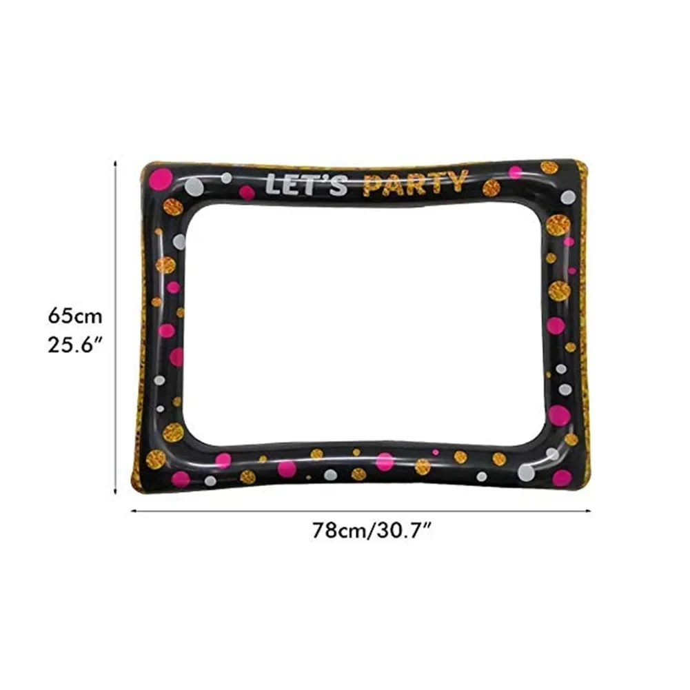 Decoration Picture Frame Large Size Selfie Picture Frame PVC Inflatable Photo Booth Props for Birthday Baby Shower Wedding party photo props halloween decoration props