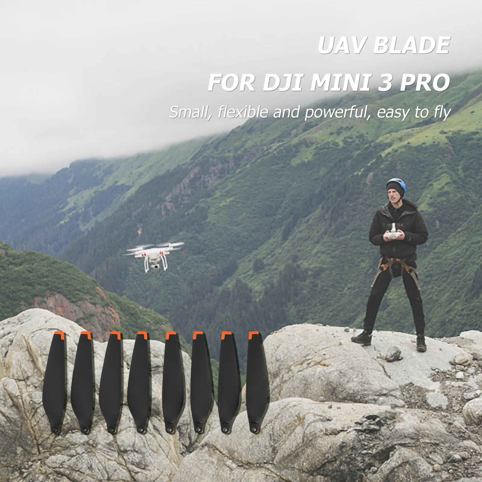 Quick-Release Blades Props Propellers for DJI Mini 3 Pro Drone Accessories 8pcs