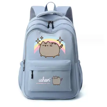 Nuovo zaino Fat Cat Dolce morbido Zaino per studenti di grande capacità Studenti universitari Patchwork Laptop Semplice Mochilas 4 colori 1