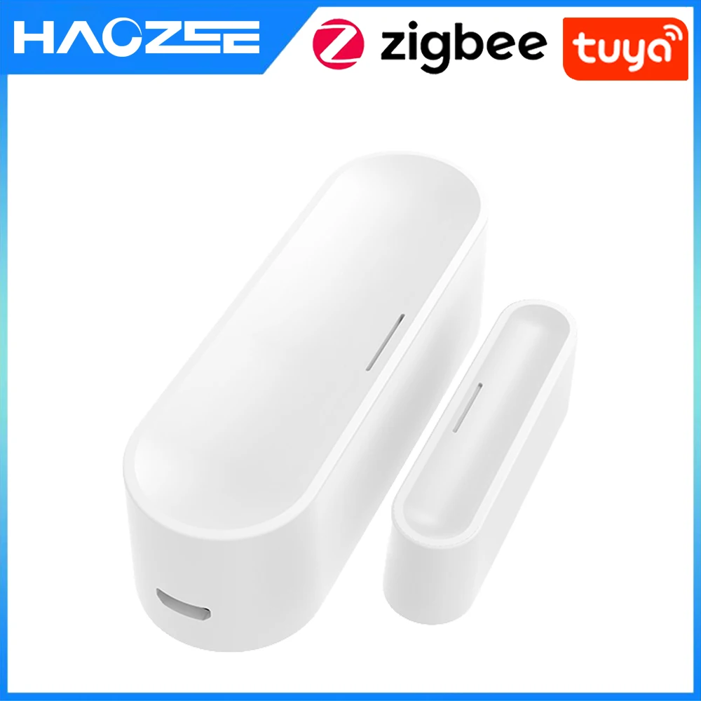 Tuya Zigbee Smart Door/Window Garage Sensor CR123A Battery Powered or USB Charge Works With TUYA