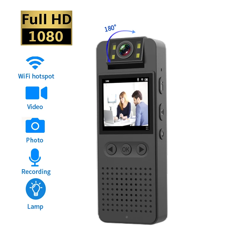 

CS06 Action Camera FHD 1080P Camcorder Recording Infrared LCD Screen DVR DV Audio Video Record Bicycle Support DV