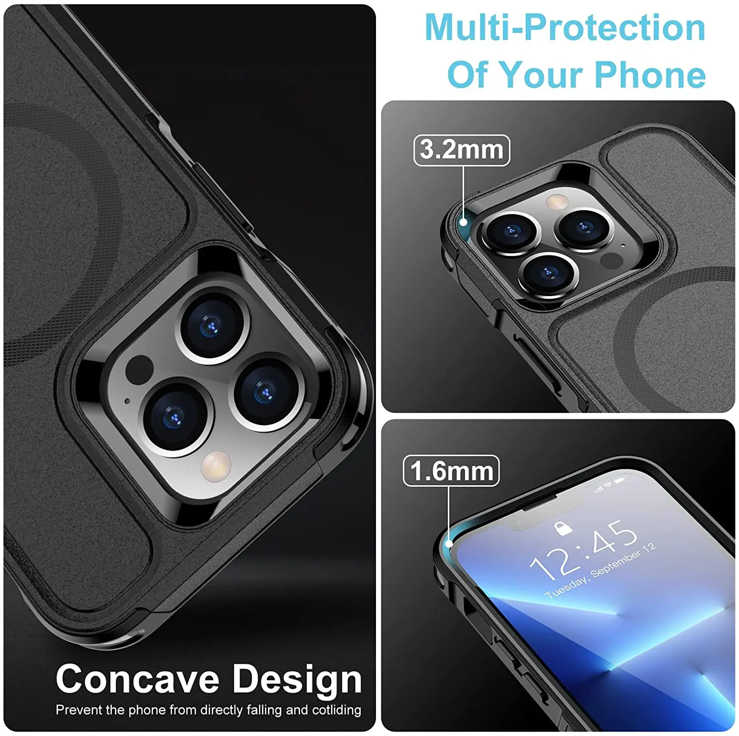 MagSafe Case Fr iPhone 13 Pro Max 15 Shockproof Heavy Duty Rugged Magnetic  Cover