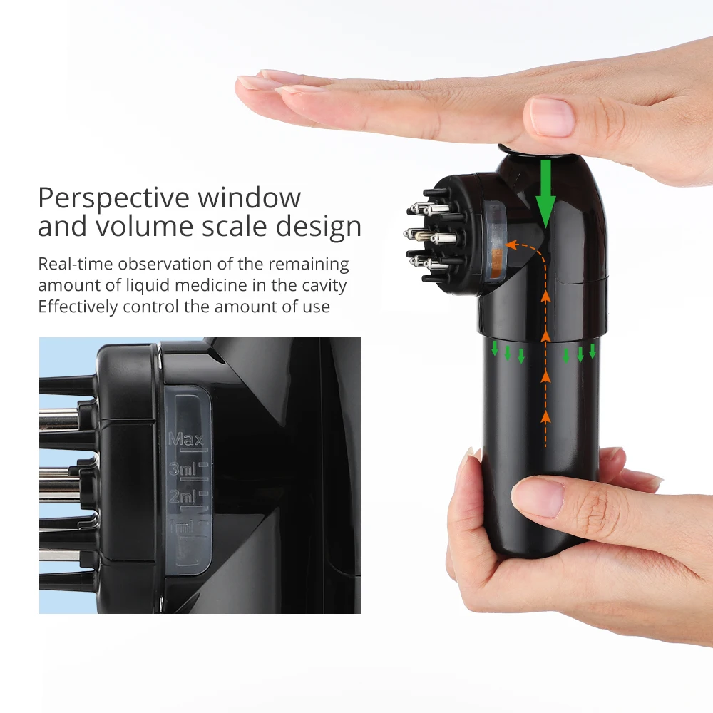 Roller Medicine Comb Smear-type Hair Medicine Applicator Essential Oil Head Therapy Scalp Massage Comb Hair Care Accessories_voghion.com