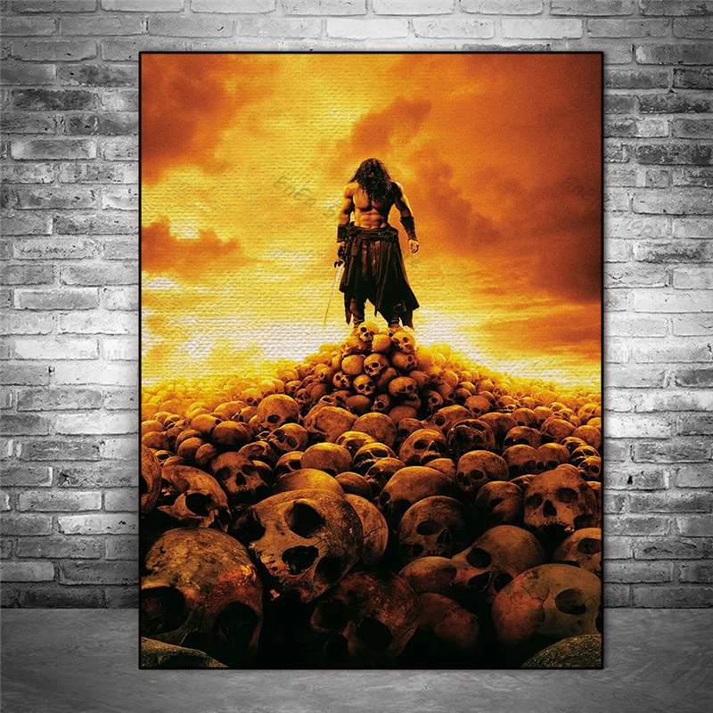 Conan The Barbarian Poster Canvas Painting Print Modern Family Bedroom Wall Art christmas wall art wall art