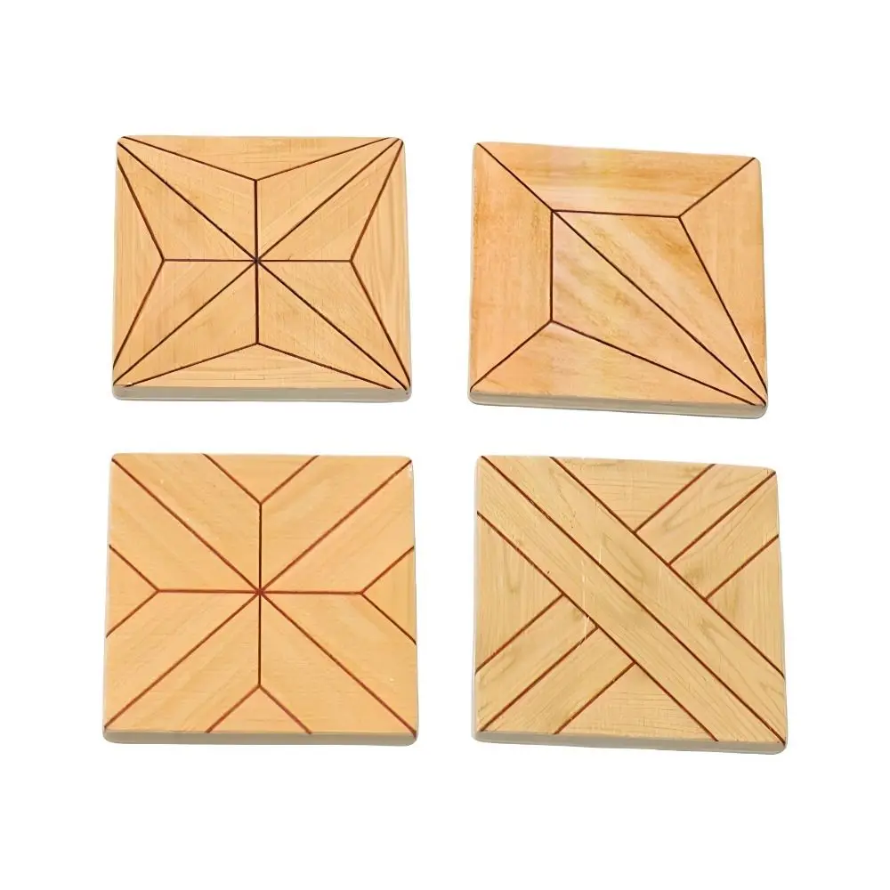 Wooden Dollhouse Floor Boards Multicolor 1:12 Scale