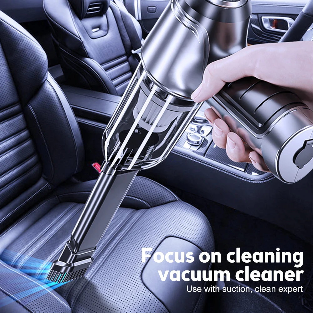 

Mini Car Vacuum Cleaner USB Charging Air Duster Cordless Handheld Auto Vacuum 95000Pa Strong Power Vacuum Cleaner for Car Home