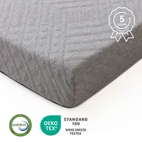 Hcore Folding Mattress, 4 Inch Foldable Memory Foam Mattress with Bag, Portable Mattress Topper for Floor, Camping, Guest 5