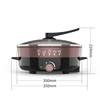 1500W 4.5L Multifunctional Electric Cooker Heating Pan Electric Cooking Pot Machine Hotpot Noodles Rice Eggs Soup Cooking Pot 6