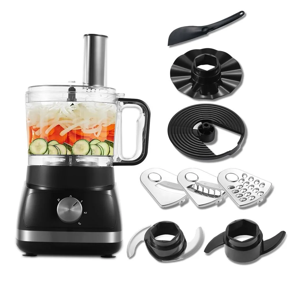 TopStrong 6-in-1 for Chopping, Slicing, Shredding and Kneading Dough, 3 ...