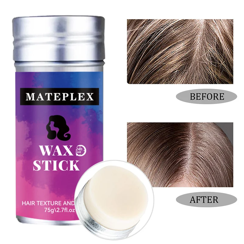 

Wax Stick For Wig Broken Hair Strong Hold Hair Pomade Stick Non-greasy Edge Control for Children Men and Women Styling Hair Wax