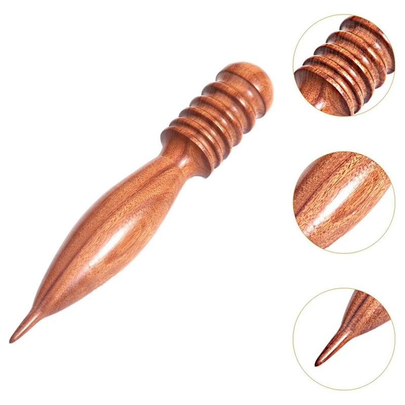 Leather Edge Polishing Tool A81M Professional Wood Multiuse Light-Weight Leather Burnishing Tool For DIY Project