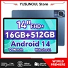 14 Inch Big Screen Eyes-Protect Tablet PC 16+512GB Phone Call  5G WIFI Android 14  tablet Kids Pad For Educational Online Class 1