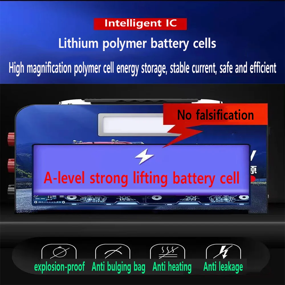 High Capacity Powerful 12V/24V Jump starter truck heavy booster jump starter for heavy duty battery 6000A