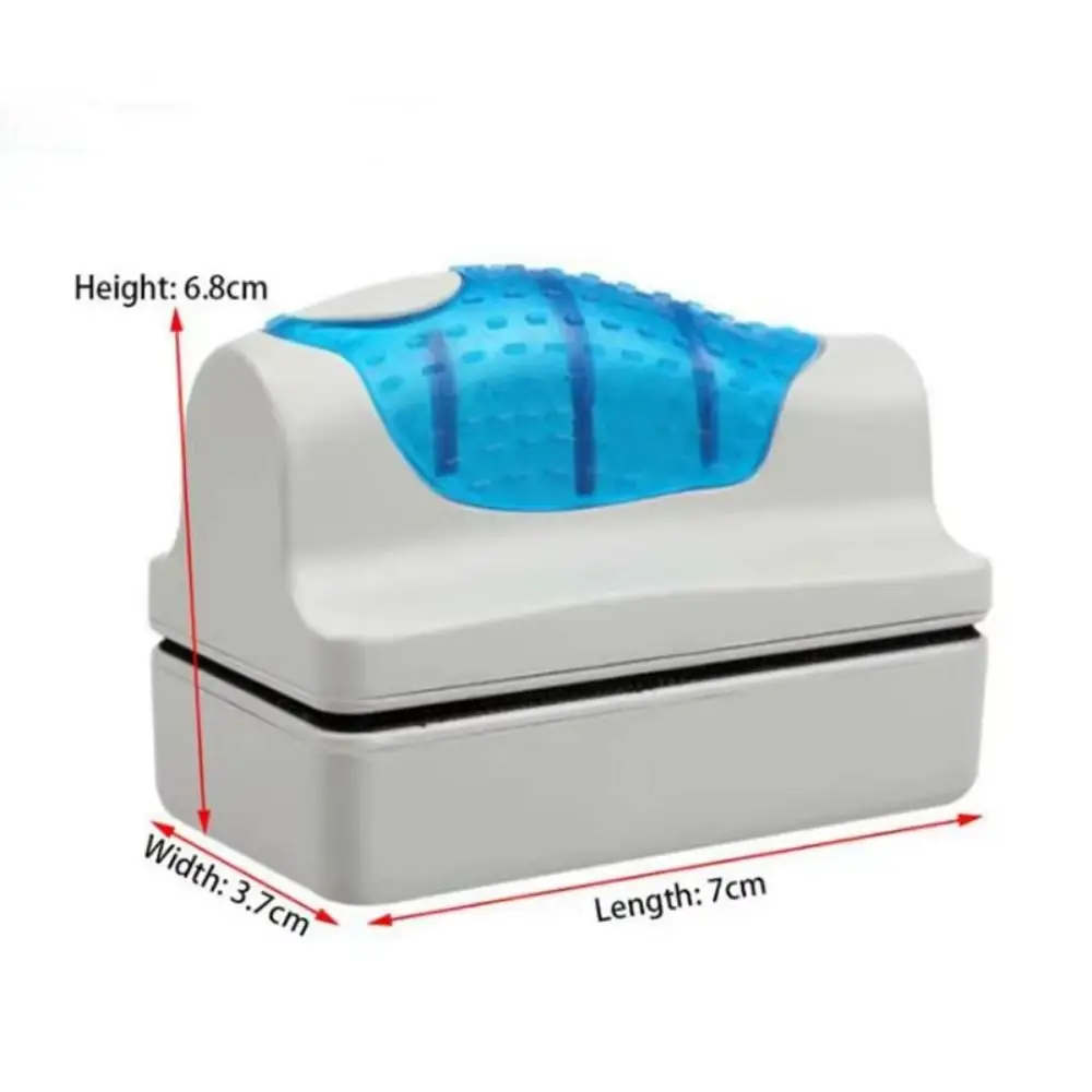 Magnetic Aquarium Algae Scraper Double Side Ergonomic Handle Fish Tank Floating Brush Professional Aquarium Cleaner Hotel