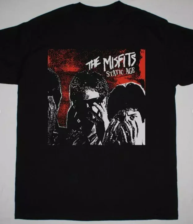 

Футболка MISFITS из хлопка с коротким рукавом, черная, унисекс, все размеры