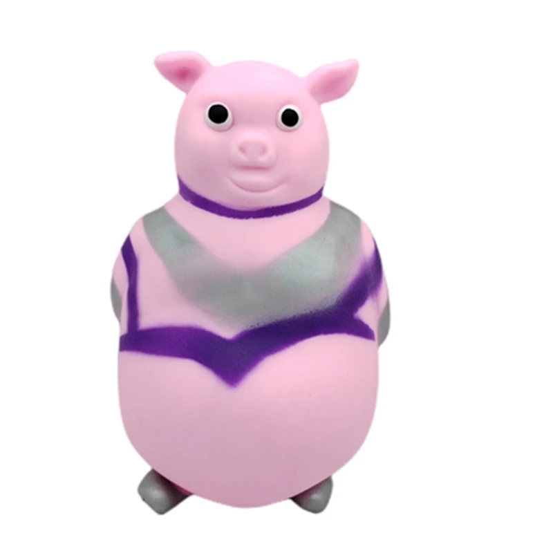

Squeezable Toy TPR Balls Lovely Pink Pig Soft Toy Office AntiAnxiety Toy