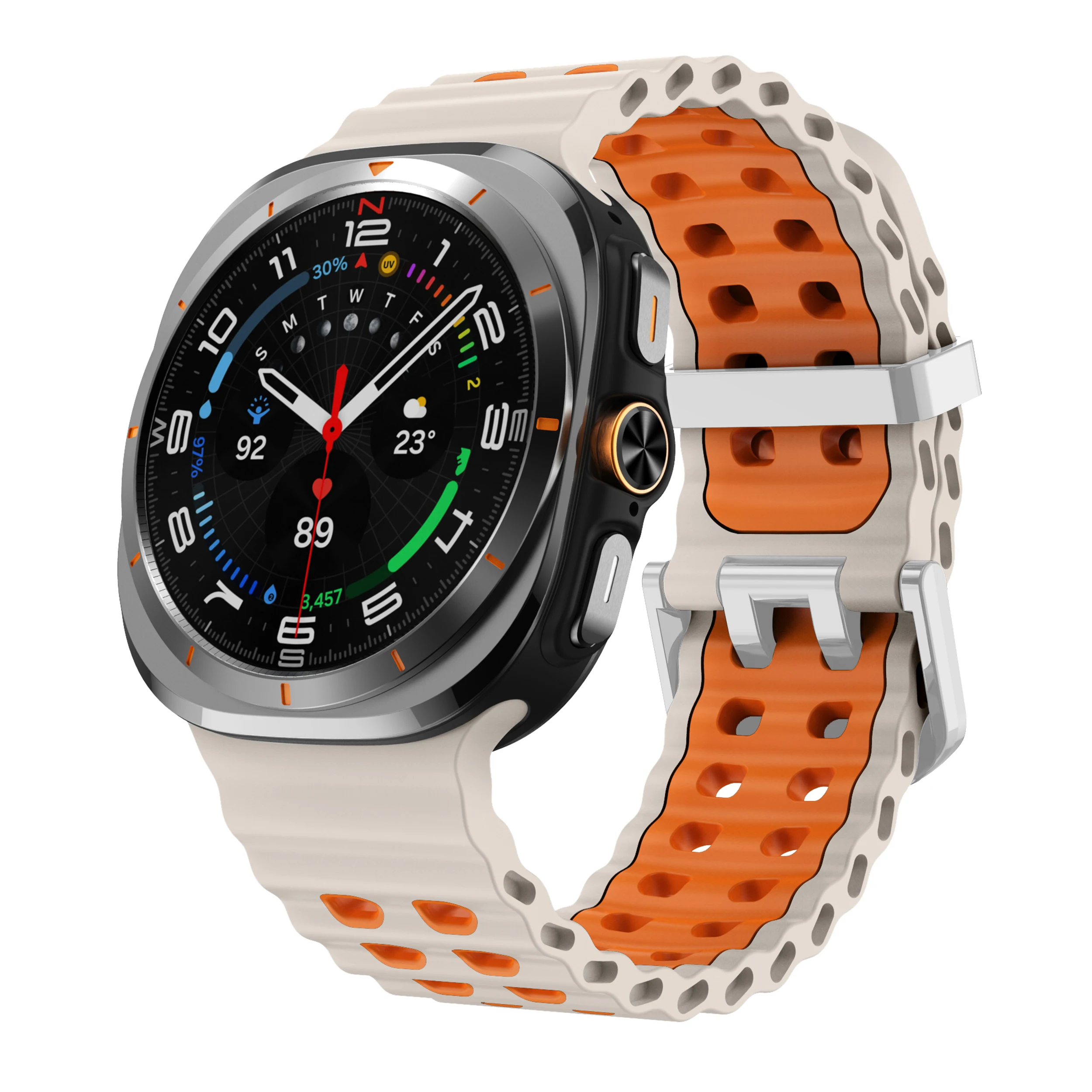 Silicone Breathable Marine Strap Wristband Bracelet