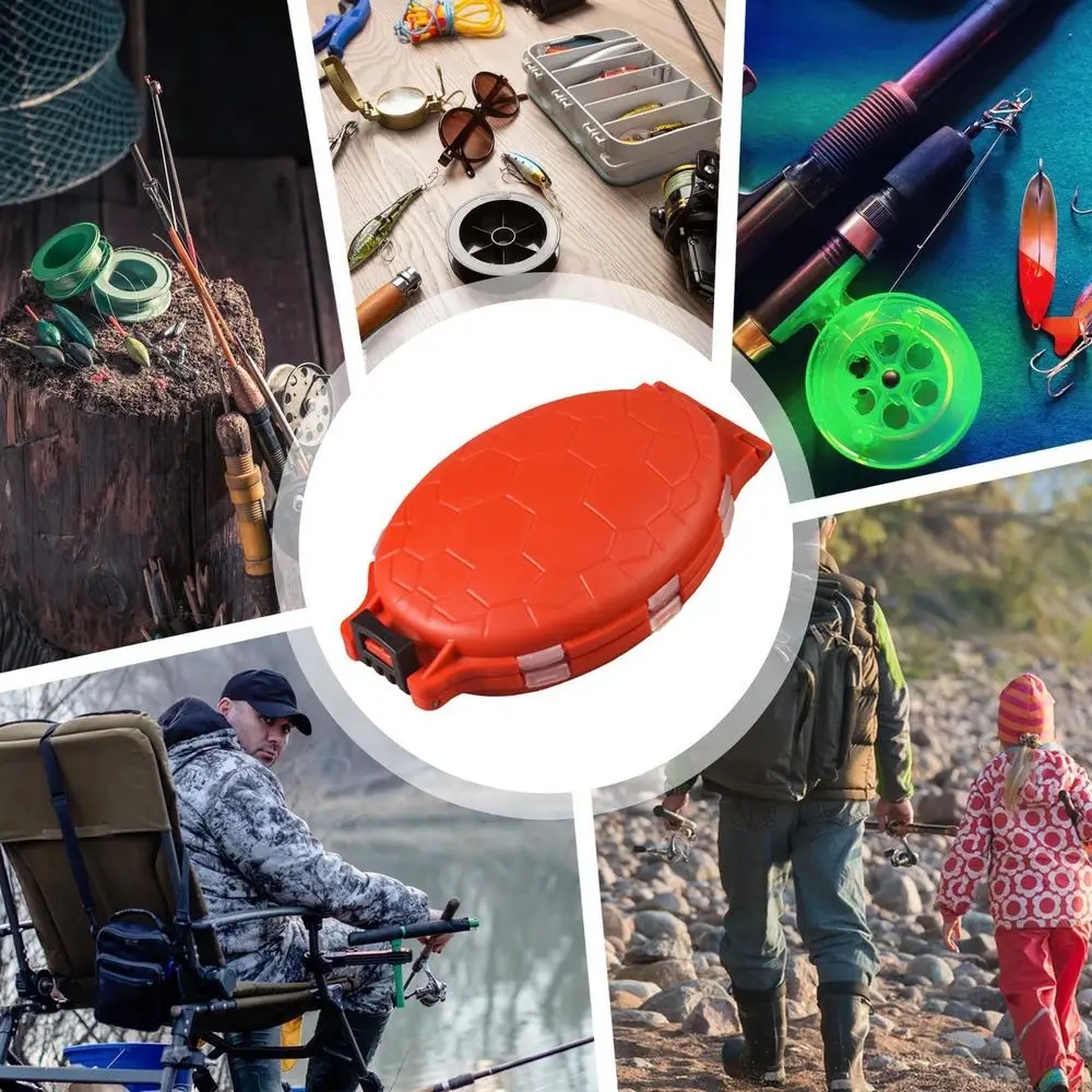 Description Picture 6 of itemFishing Tackle Box 12-Grid Fishing Lure Bait Hooks Storage Box Lure Organizer Turtle Shaped Case Tackle Box For Fishing Lures