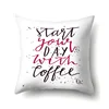 Cartoon Cushion Cover Letter Pillow Case Polyester Pillow Cover Throw Pillows for Living Room Sofa Lumbar Pillow Square 45x45cm 6