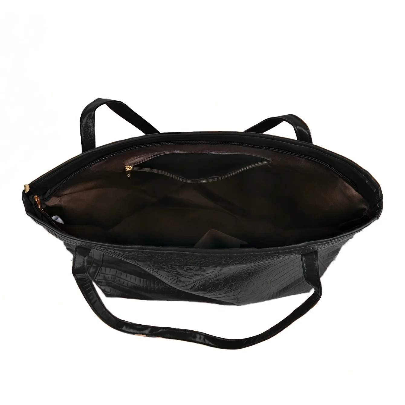 Stylish Women's Tote Bag, Retro Crocodile Pattern Handbag Shoulder Bag, Suitable for Shopping, Dating, Outings, Work Commuting