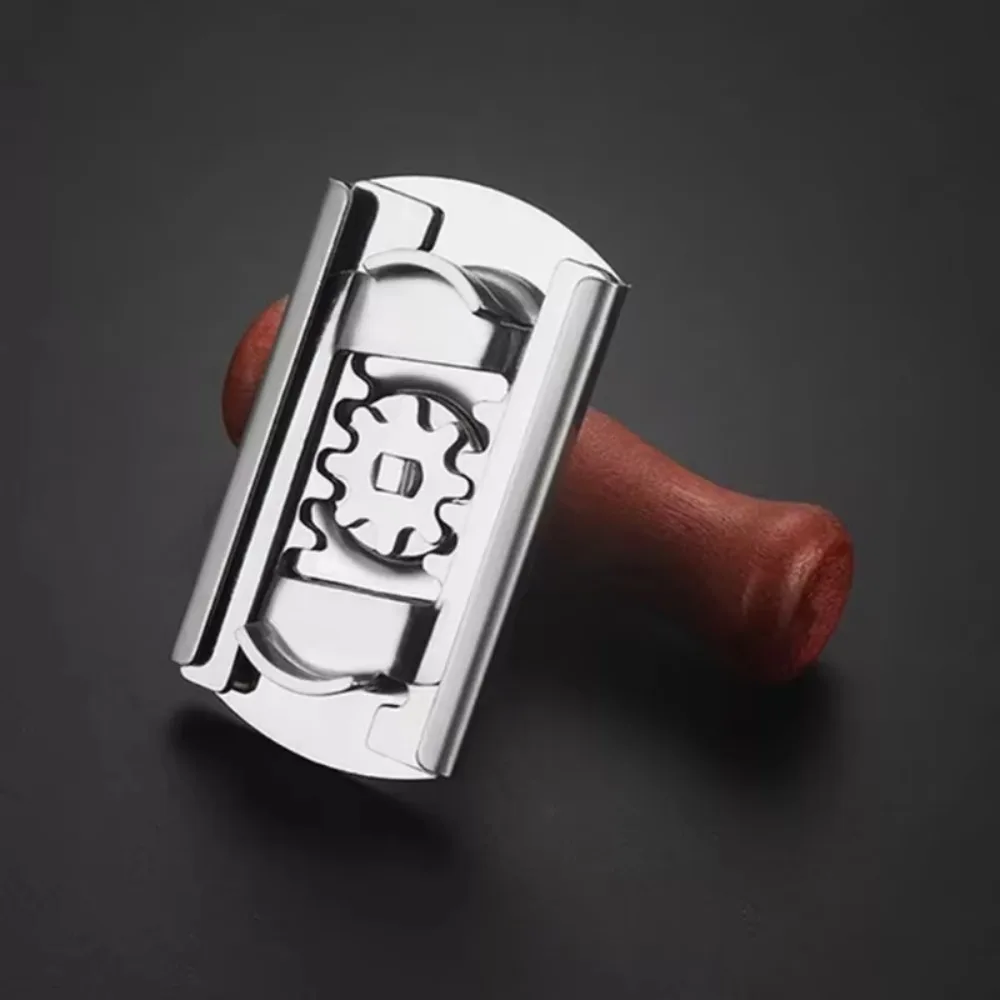 Kitchen Gadget Adjustable Screw Can Opener Stainless Steel Wood Handle Jar Opener Rotary Labor-saving Bottle Cap Remover