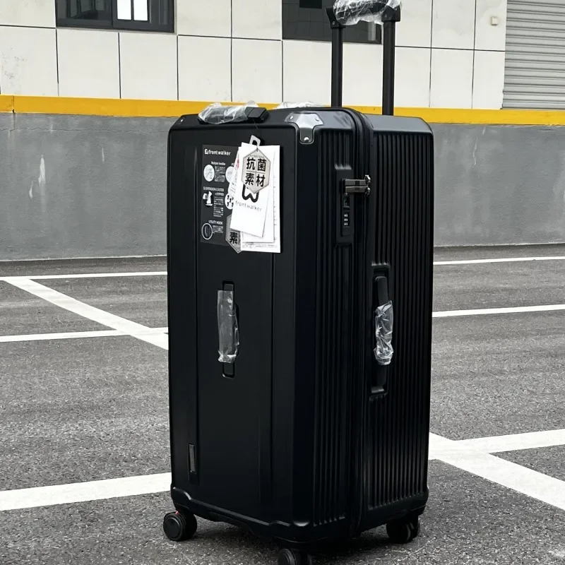 Large Capacity Suitcase Five Wheels Antibacterial Material Rolling Luggage Password Big Size Travel Suitcase travel bag,pull bar suitcase