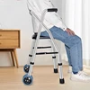Elderly Walking Walker with Directional Wheels, Assisted Walking Cart, Can Sit Assisted Walker, Walking Fall Prevention Walker 4