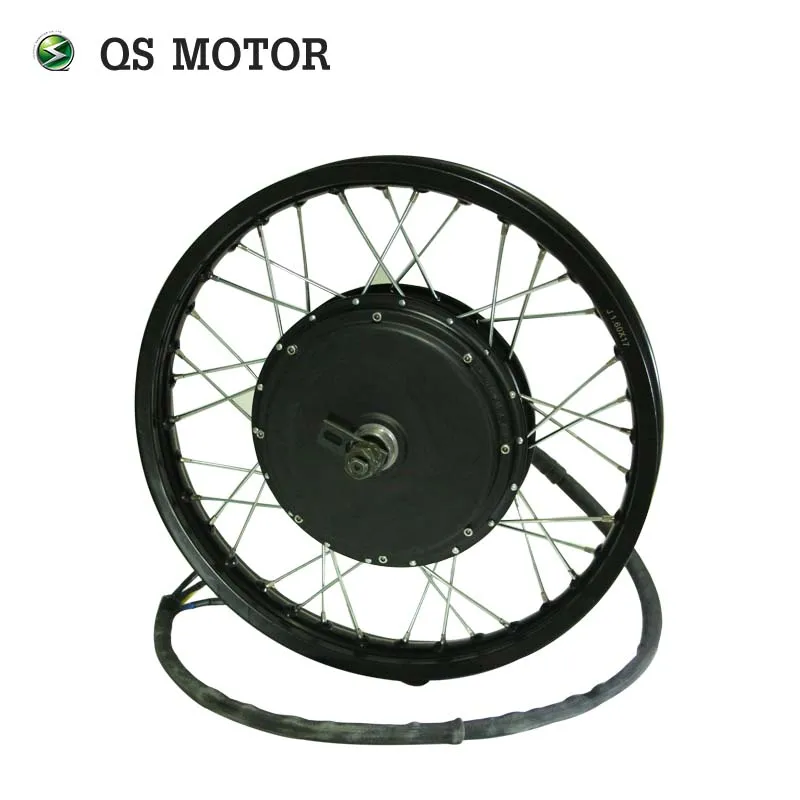 

QSMOTOR 17x1.6inch E-Bike Spoke Hub Motor 205 50H V3/V3I/V3TI With Moped Motorcycle Wheel Rim Laced