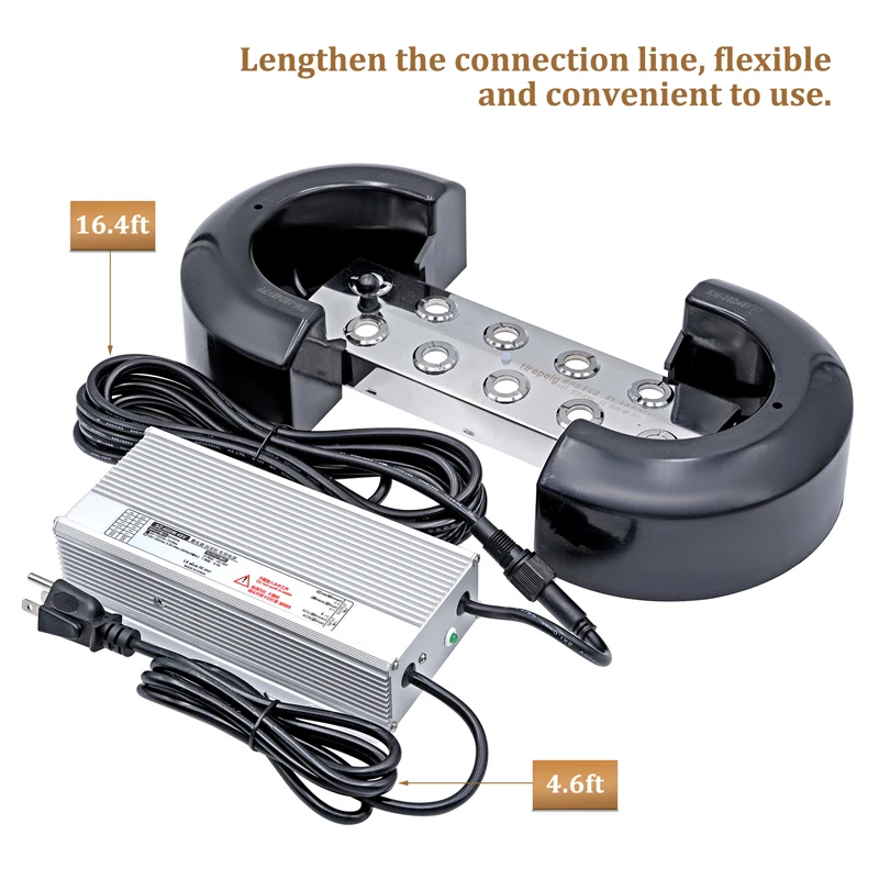 DC 48V 10 헤드 초음파 무화기 가습기, 안개 제조기, 산업용 가습기, 110V, 220V 전원 공급 장치