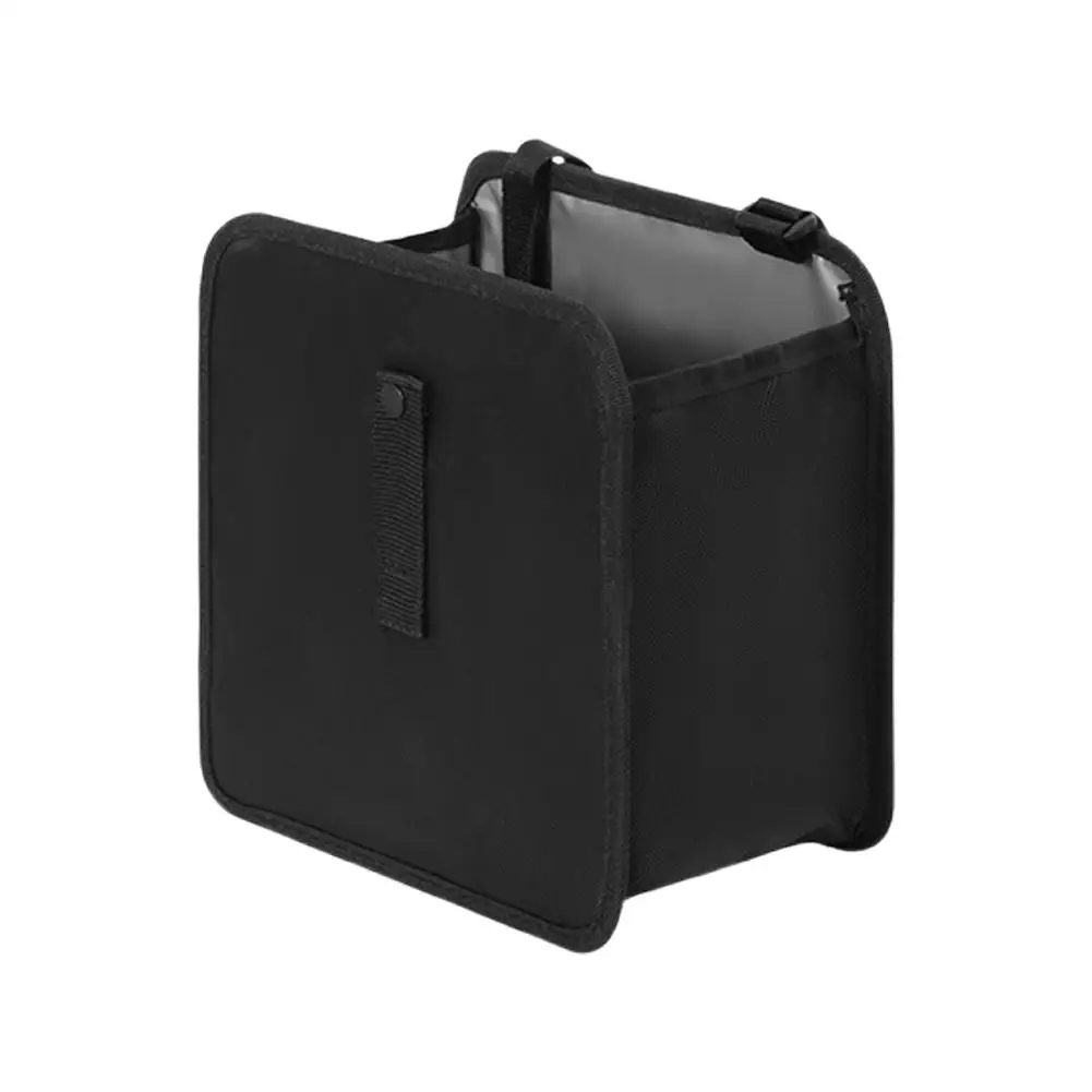 Hanging Car Trash Can Portable Seat Back Storage Bag Oxford Car Bag Cloth Organizer Accessories Garbage W9F1