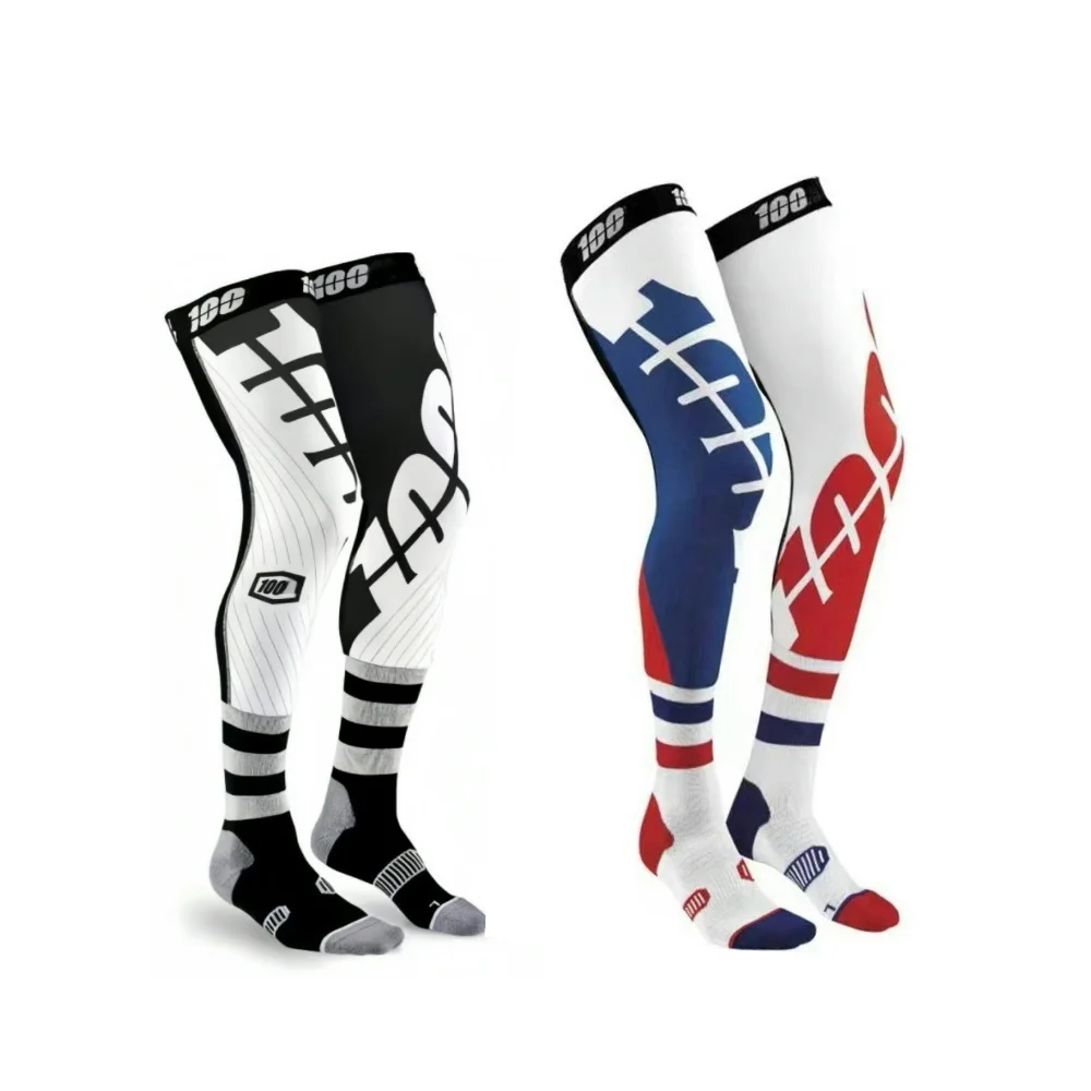 Motorcycle Compression Knee Support Endurance Socks Motocross Knee Sports Socks