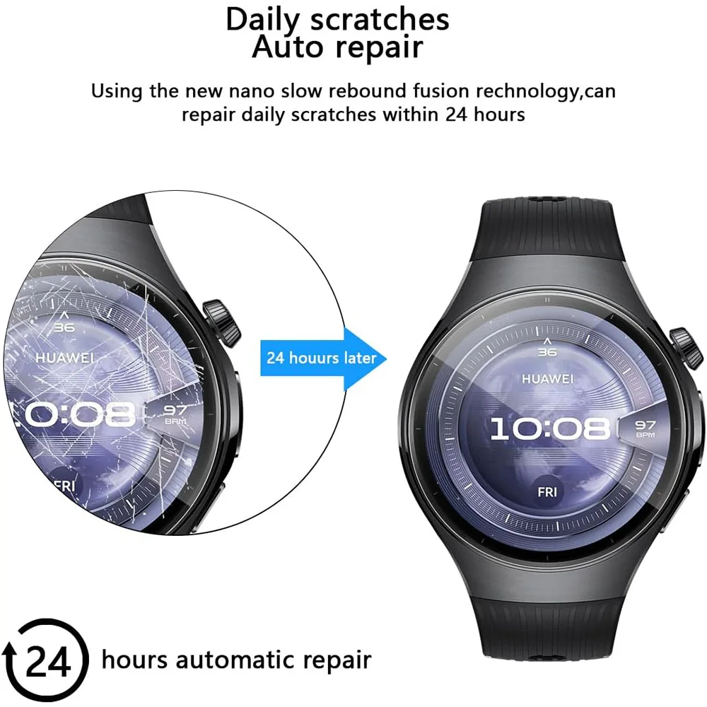 Hydrogel Smart Watch Screen Protector Film, 3/6 Pack