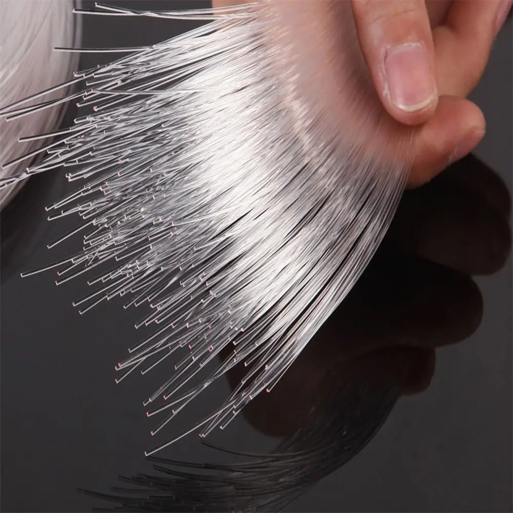 50mx0.75mm/1.0mm PMMA Plastic Fiber Optic Cable End Glow Led Light Clear DIY fiber optic cable