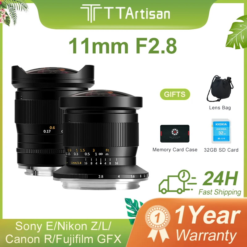 Obiettivo TTArtisan 11mm F2.8 Fisheye Per Sony E-Mount - Grandangolo 180° - Foto 13