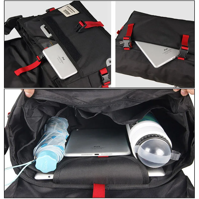 【XLサイズ】ジャマイカ オリジナルス トラップトック Waterproof Large Capacity Shoulder Bag | Mens Messenger Bag