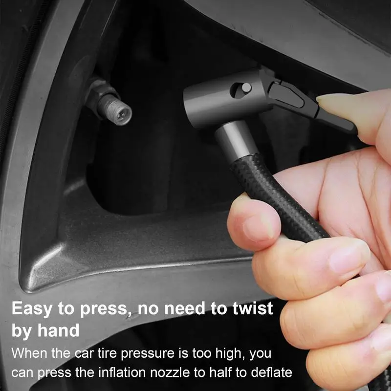 

12V Car Air Compressor 150PSI Tire Inflator Pressure Gauge Portable Mini Electric Air Pump For Car Tires With Digital Display