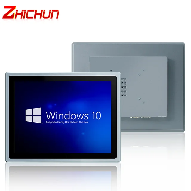 도매 10.1 인치 1280*800 임베디드 산업용 용량성 터치 스크린 Vga/rs232/rs485/wifi 기능이 있는 올인원 컴퓨터 패널 PC