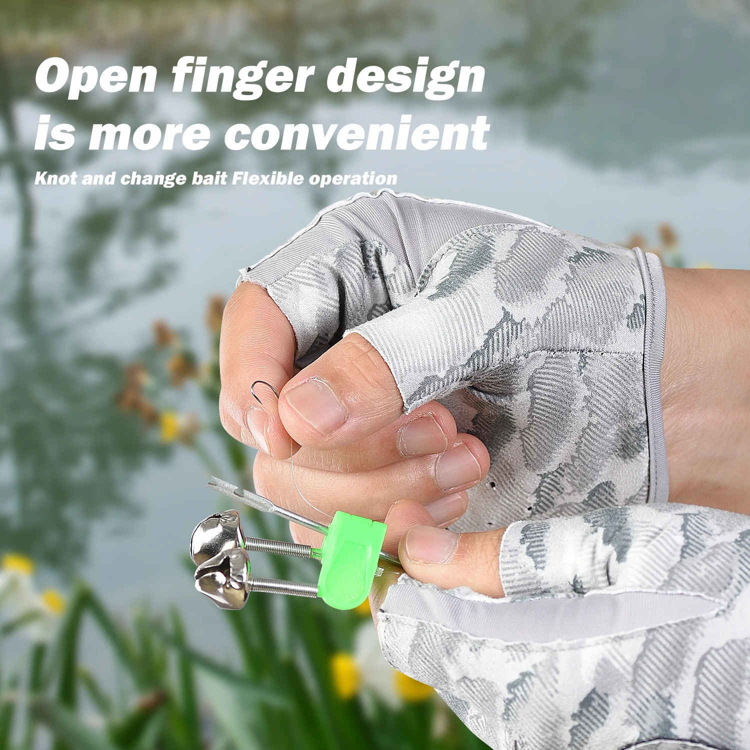 Gloves Fingerless Fishing Gloves are designed for Men and Women Fishing, Boating, Kayaking, Hiking, Running, Cycling Gloves