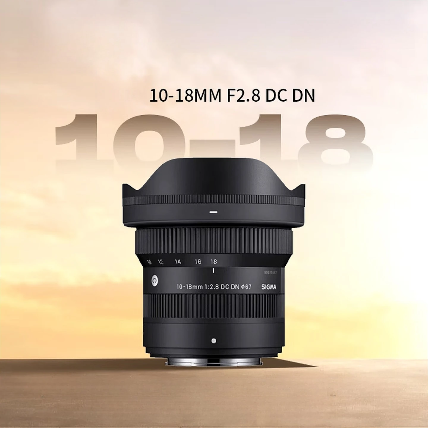 시그마 초광각 줌 렌즈 10-18mm F2.8 DC DN 현대식 새 APS-C 미러리스 카메라 렌즈 (캐논, , 후지필름, 파나소닉 용)