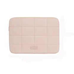 Quilted Shockproof Tablet Sleeve - Wear - Resistant & Ultralight Protection Case (Pink - 15.6inch)